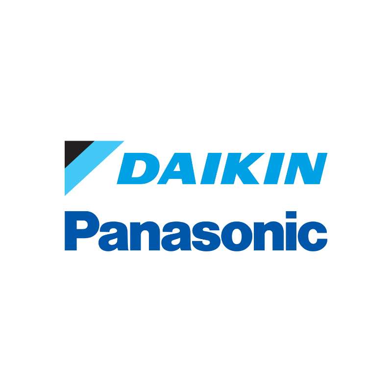 Loga firem Daikin a Panasonic